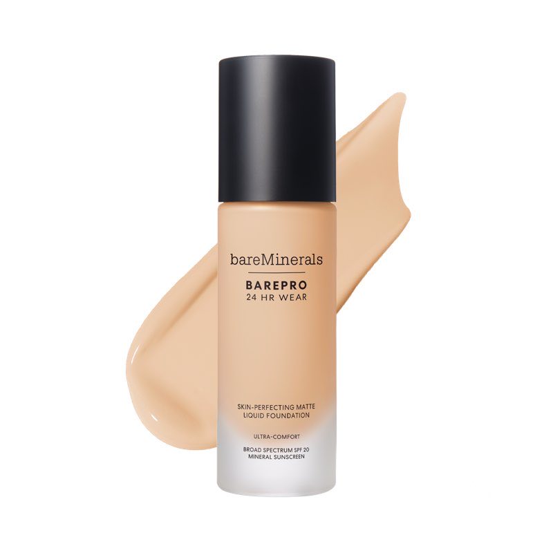 Liquid foundation texture